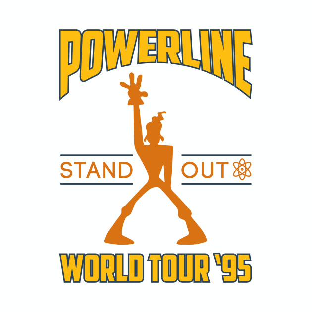 Powerline Concert Tee - Goofy Movie - Baseball T-Shirt ...