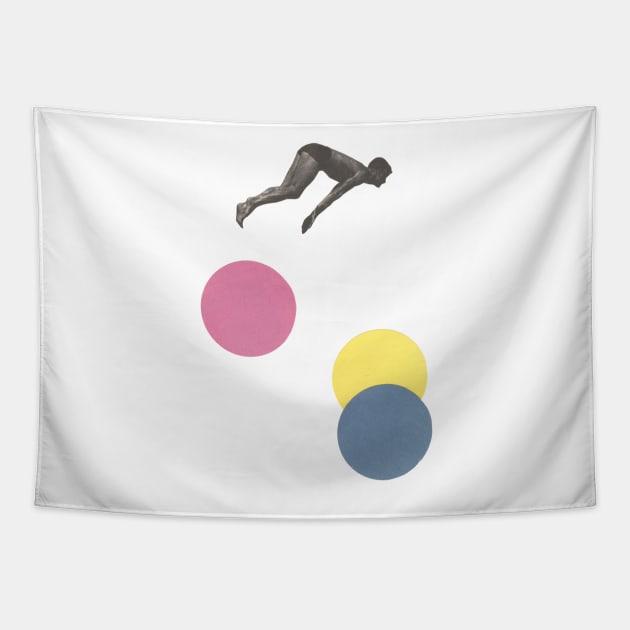 High Dive Tapestry by Cassia