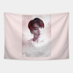 BTS Kookie (red galaxy exposure) | BTS Army kpop gift Tapestry