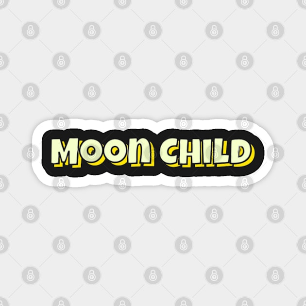 Moon Child Magnet by BRIJLA