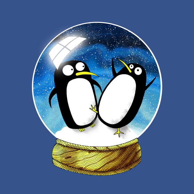 Christmas Snow Globe by Scratch