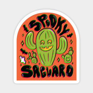 Spooky Saguaro Magnet