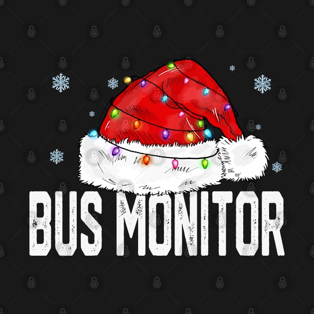 Bus Monitor Claus Christmas Women Family Matching Group Xmas by TeeaxArt