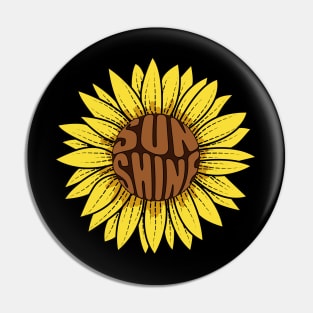 Sunflower - Sunshine Art Pin