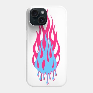 Dripping flames Phone Case