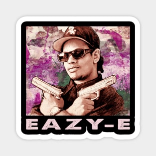 Nwa Days Eazy E's Impact In Vintage Photographs Magnet