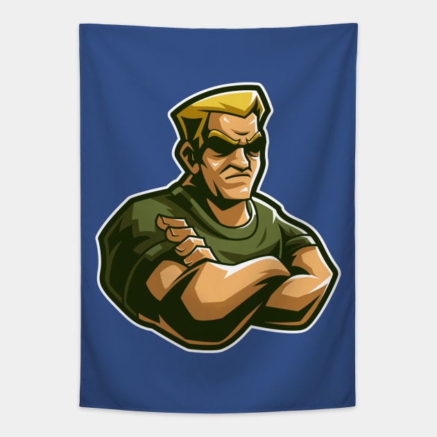 Soldier Tapestry by mightyfire
