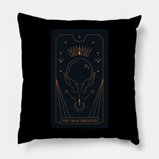 The High Priestess Tarot Card Pillow