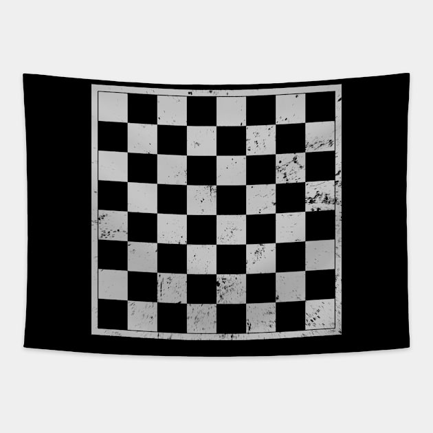 Chess Board Shirt | Dark And White Gift Tapestry by Gawkclothing