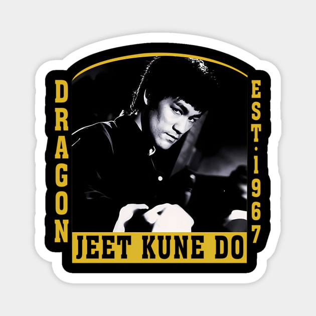 Bruce Dragon Legend Movie Bruce Jeet Kune Do Magnet by Garmentcrooks