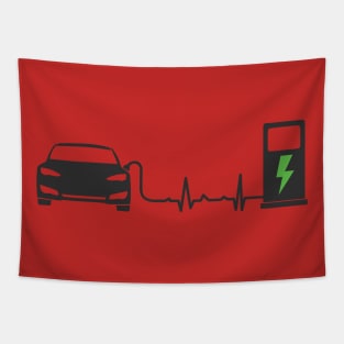 10 Things I Love About My Electric Car (Dark Front Light Text On Back) Tapestry