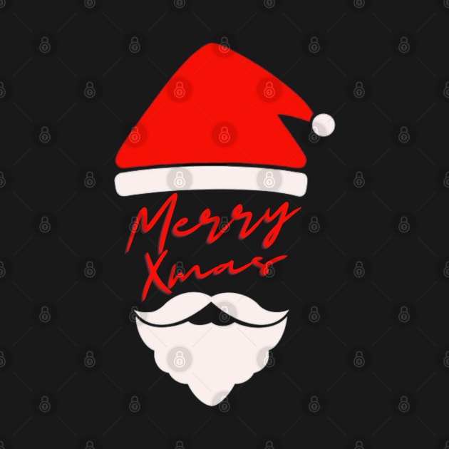 merry xmas classic design, merry xmas classic design t-shirts, santa t-shirts, xmas t-shirts by PJ SHIRT STYLES