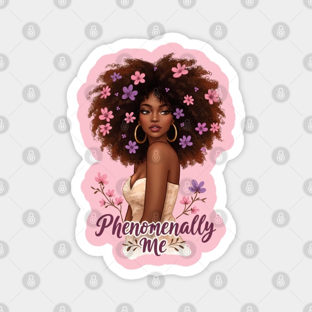 Phenomenally Me, Black Girl Magic Magnet by UrbanLifeApparel