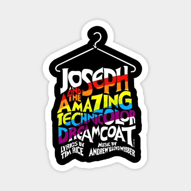 Joseph And The Amazing Technicolor Dreamcoat' Magnet by jasper-cambridge