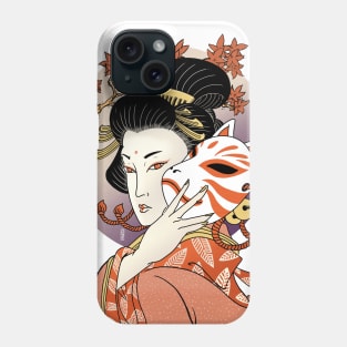 Japanese woodblock Gueixa Phone Case