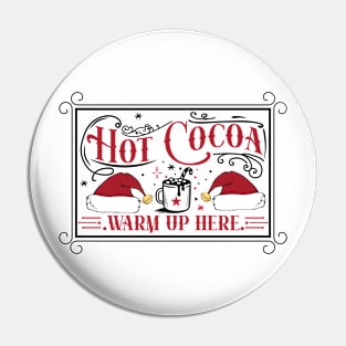 Hot cocoa warm up here Pin