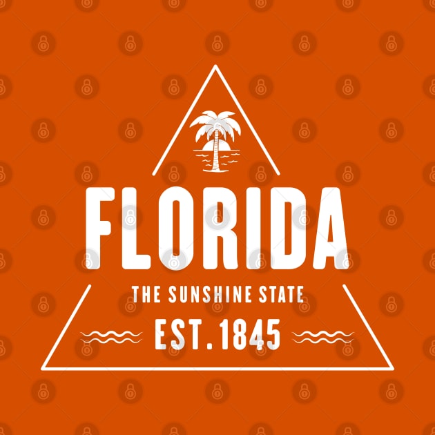 Florida State Textured Apparel Design by TopTeesShop