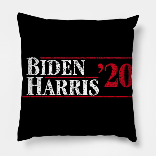 Joe Biden 2020 and Kamala Harris On One Ticket Distressed Pillow by YourGoods