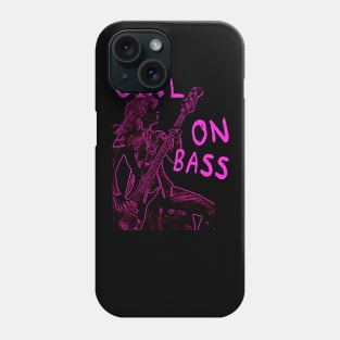 Girl On Bass Phone Case