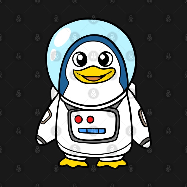 Space Penguin by WildSloths