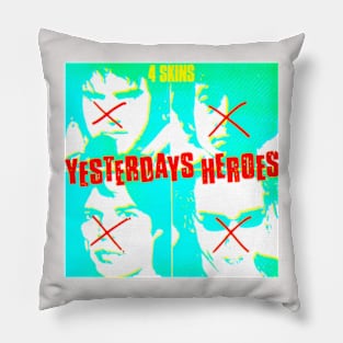 Yesterday's Heroes 1981 Punk Oi! Throwback Pillow