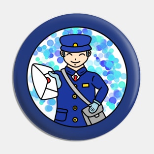 Cute postman Pin