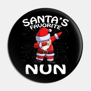 Santas Favorite Nun Christmas Pin