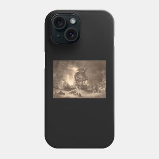 Battle Of The Nile 1798 L'orient In Flames Phone Case