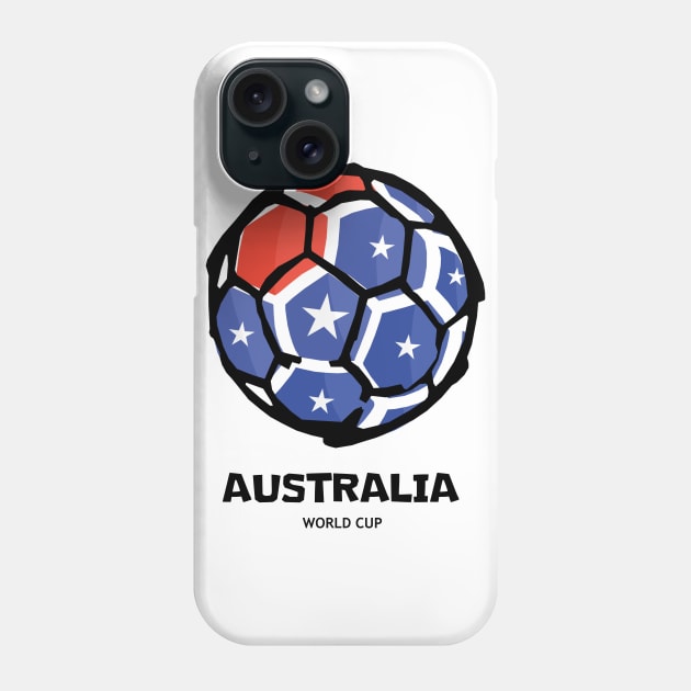 Australia Football Country Flag Phone Case by KewaleeTee