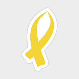 Awareness Ribbon (Gold) Magnet