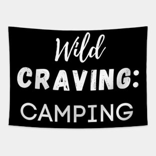 Craving Camping Season Happy Camper Tapestry