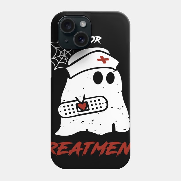 Trick Or Treatment Nurse Halloween Costume Phone Case by ROMANSAVINRST