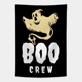 Boo Crew Scary Halloween Spooky Ghost Tapestry