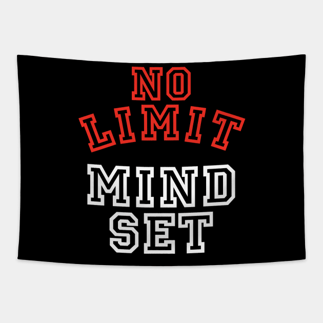 Mindset Motivation Tapestry by SpassmitShirts