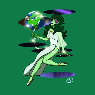 Space Goddess Part Two - Earth T-Shirt T-Shirt