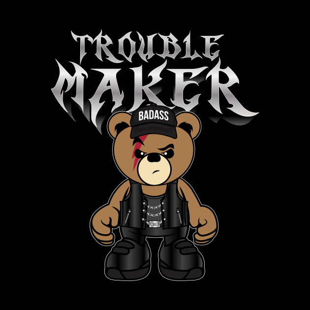 Troublemaker Teddybear by janvimar