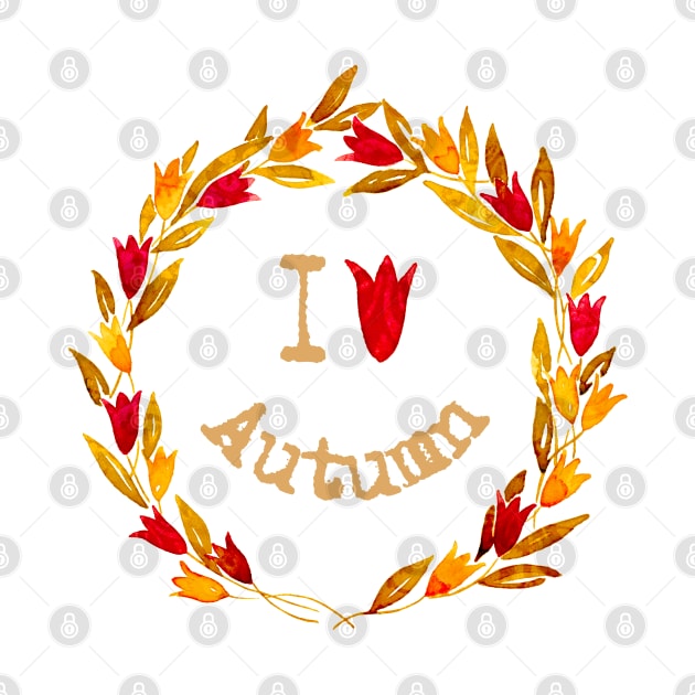 I love Autumn 2 - Pocket Size by Paloma Navio