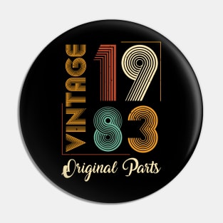 Vintage 1983 Original Parts Birthday Pin