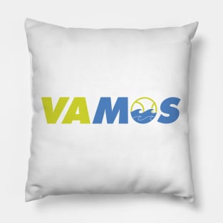 VAMOS Let's Go Tennis Design by CoVA Tennis Pillow