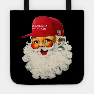 Make Christmas Great Again Trump Christmas - Trump Holiday - MAGA Santa Xmas Tote