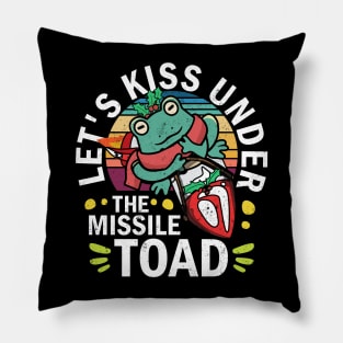 Let's Meet And Kiss Under The Missile Toad Pillow