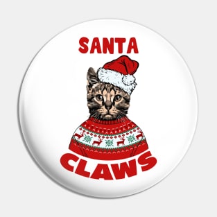 santa claws Pin