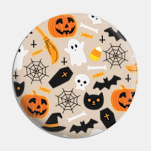 I Love Halloween Pin