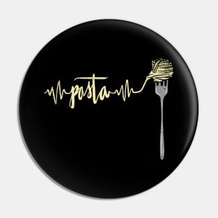 Pasta Heartbeat Pin