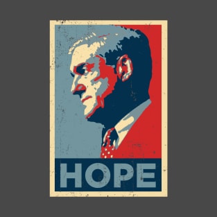 Robert Mueller HOPE Retro Obama Style Vintage Look T-Shirt