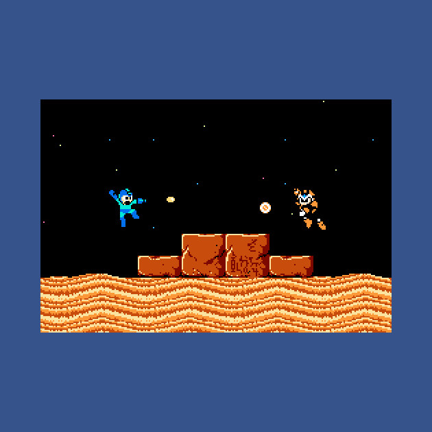 Discover Mega Man vs Pharaoh Man Hard Mode - Mega Man - T-Shirt