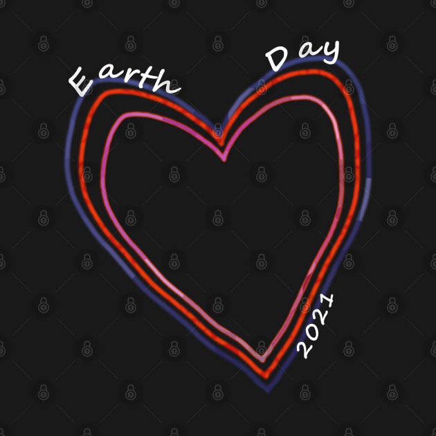 Earth Day 2021 Hearts by ellenhenryart