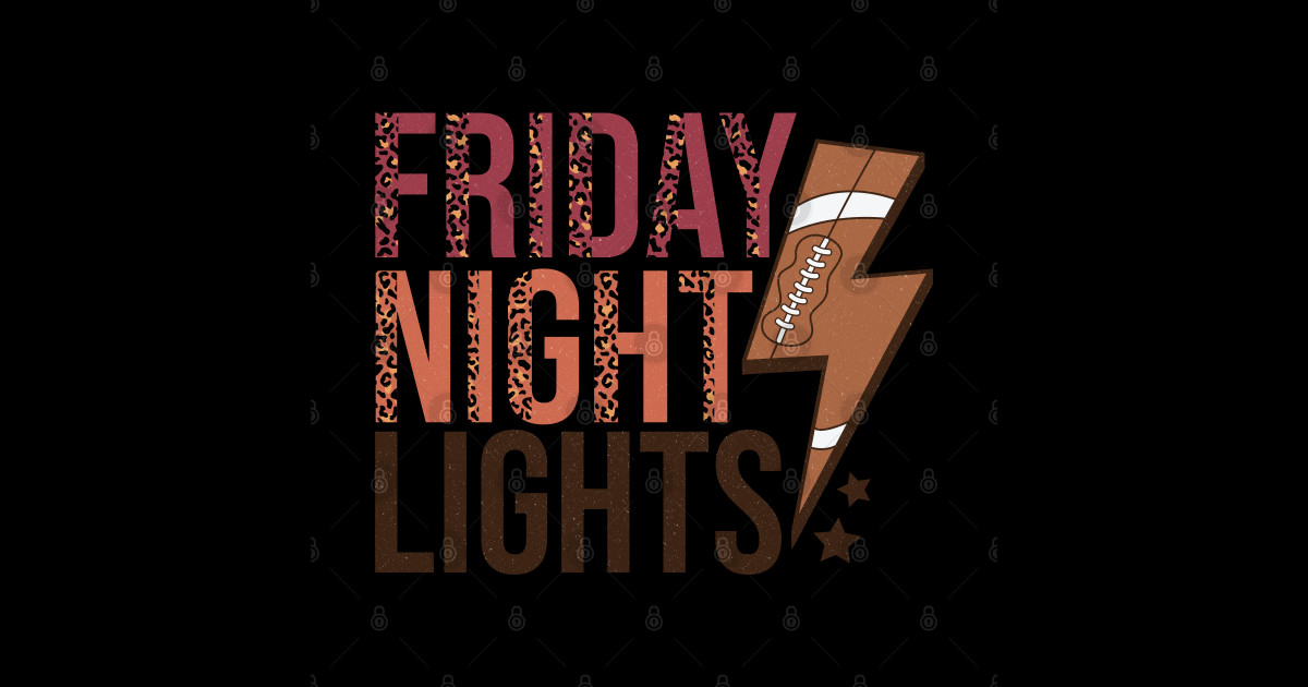 Friday Night Lights Football Posters and Art Prints TeePublic
