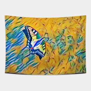 Sand Swallowtail Fantasy Tapestry