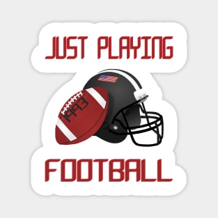 football just playing amirican football | sports collection Magnet